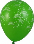 Luftballons Happy Birthday  300 mm, Gre L,   5 Stk.