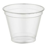 Trinkbecher Smoothiebecher Dessertbecher 250 ml,  95mm, PET, glasklar, 50 Stk.