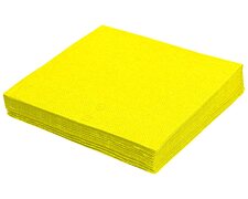 Servietten 24 x 24 cm 1/4 -Falz, 2-lagig gelb, 250 Stk.