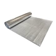 NoppiMax Aluminium Noppenfolie 60 x 500 cm Dampfdicht Isoliermaterial mit Luftpolster- und Aluminiumfolienschicht