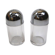 Menagen (Salz, Pfeffer) aus Acrylglas, 3.3cm, 7.3cm, 2 Stk.