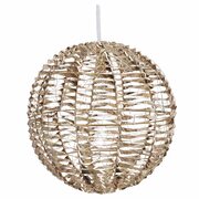 Kugel aus Metall/PET gold, mit LED, warmwei, 40cm