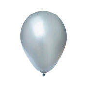Luftballons Perlmutt, silber, 30cm, 50 Stk.