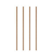 Trinkhalme aus Papier braun natur 6mm 21cm, 100 Stk.