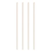 Trinkhalme aus Papier dick wei 8mm 25cm, 150 Stk.