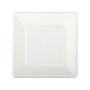 TellerausBagasse,naturwei,quadratisch16.5cm,50Stk.