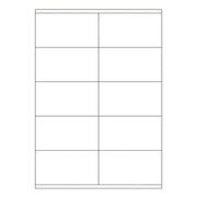 Etiketten Labels selbstklebend wei 105 x 57mm auf DIN A4, 1000 Stk.