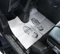 Furaumschoner Einweg-Fumatten LKW Folienbeschichtetes Papier bedruckt 450mm x 500mm, 500 Stk.