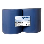 Celtex Putzpapier 2-lagig 36 x 36 cm blau , 2 Rollen je 1000 Blatt