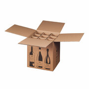 Weinversandkarton fr  9 Weinflaschen mit DHL & UPS Zertifizierung