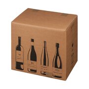 Weinversandkarton fr 12 Weinflaschen mit DHL & UPS Zertifizierung