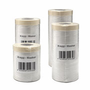 Cover-Masker Krepp | Abdeckfolie mit Malerband f�r Innenbereich 2100 mm x 20 m | Malerfolie zum Abkleben & Staubschutz