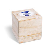 Kosmetiktcher 100% Zellstoff 3-lagig in Spenderbox wei, 60 Stk.