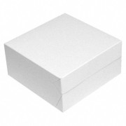 Kuchenkarton - Tortenkarton, 22x22x9cm, weiß, 50 Stk.
