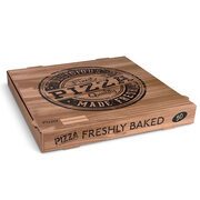 Pizzakarton aus Mikrowellpappe H4 mit neutralem Motiv fr XXL Pizzen, 50x50x5cm, 100 Stk.