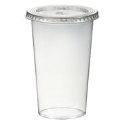 Smoothiebecher inkl. Deckel mit Schlitz 500 ml,  95mm, PET, glasklar, 50 Stk.