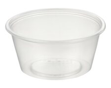 Dressingbecher Saucenbecher  80ml, transparent, aus PP, 50 Stk.