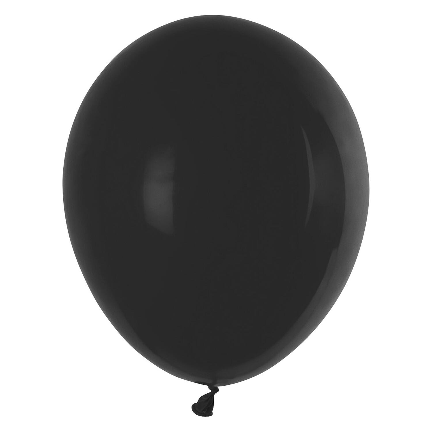 Luftballons schwarz � 250 mm, Gr��e M, 10 Stk.