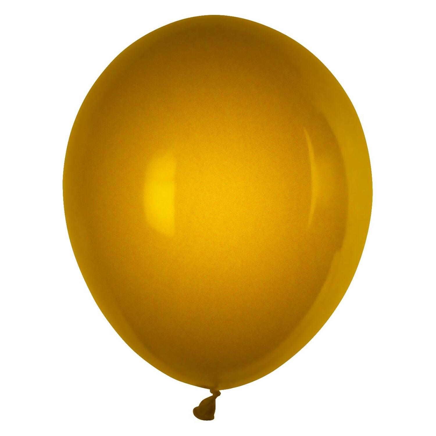 Luftballons gold � 250 mm, Gr��e M, 100 Stk.