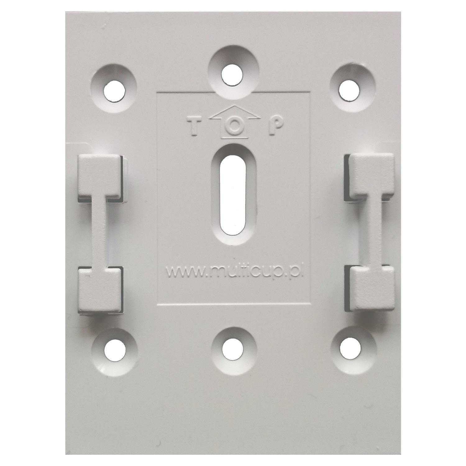 MultiCup Becherspender f�r Trinkbecher aus Pappe und Kunststoff mit � 70mm, wei�