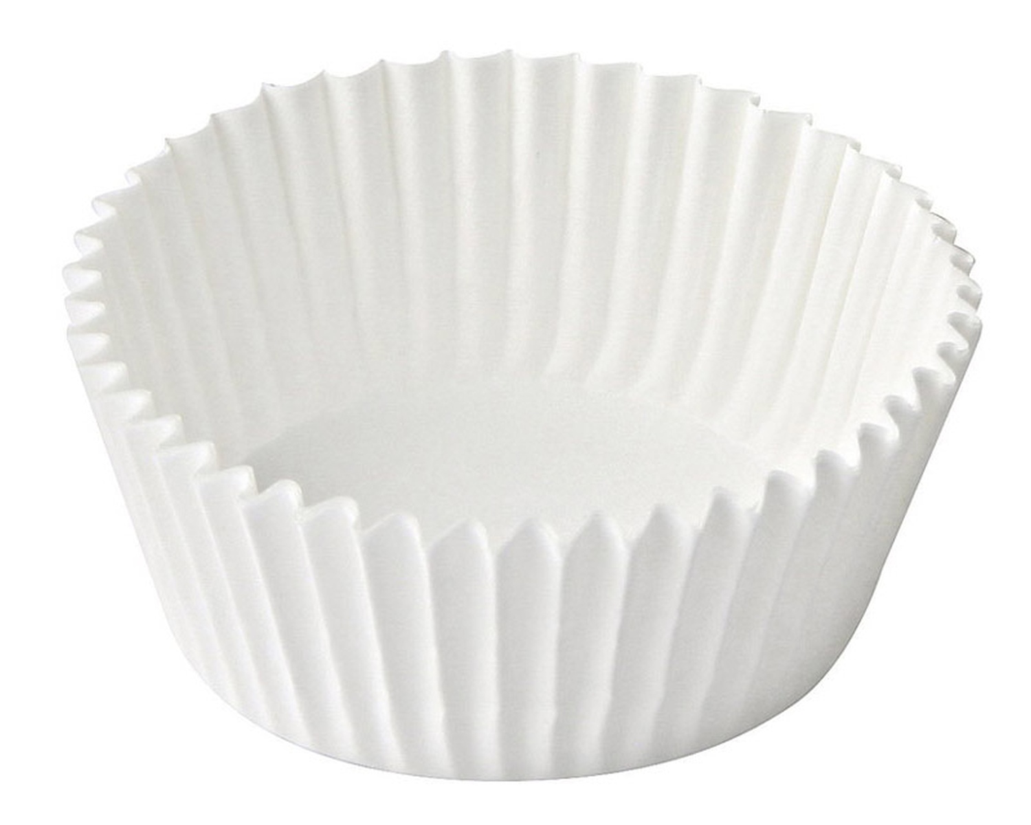 Geb�ckkapseln Muffin-Kapseln wei� � 50 x 30 mm, 100 Stk.