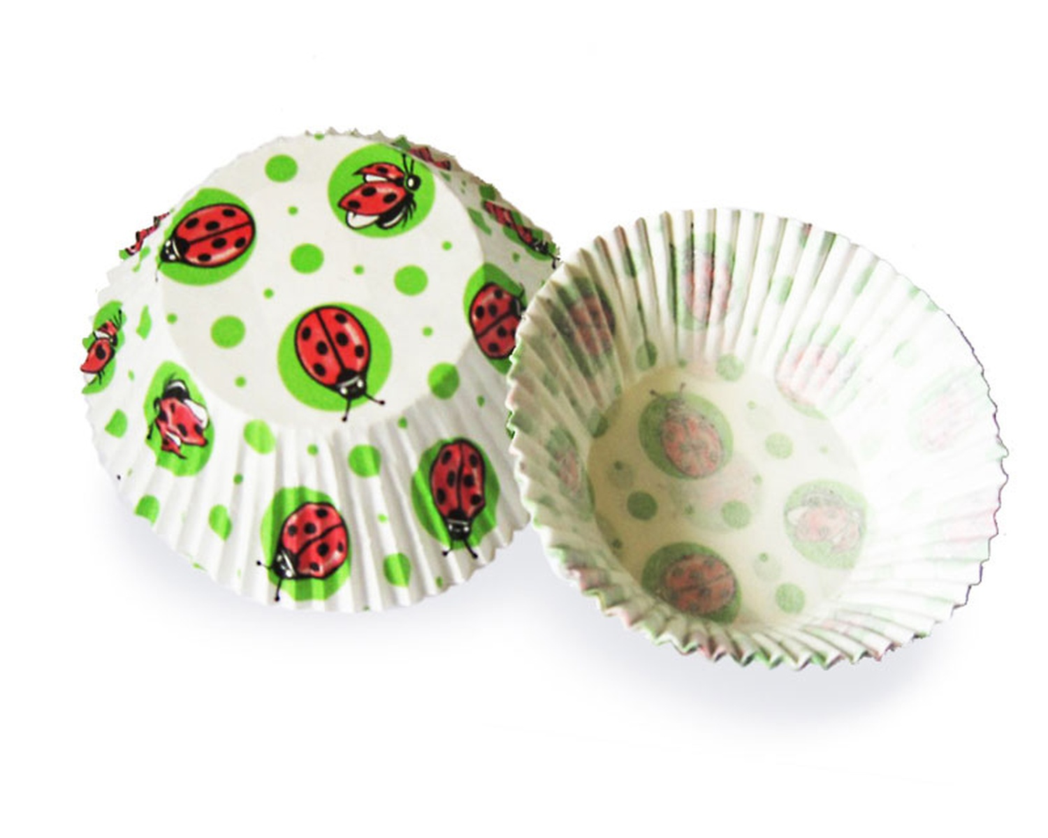 Muffinkapseln Geb�ckkapseln Marienk�fer � 50 x 30 mm, 40 Stk.