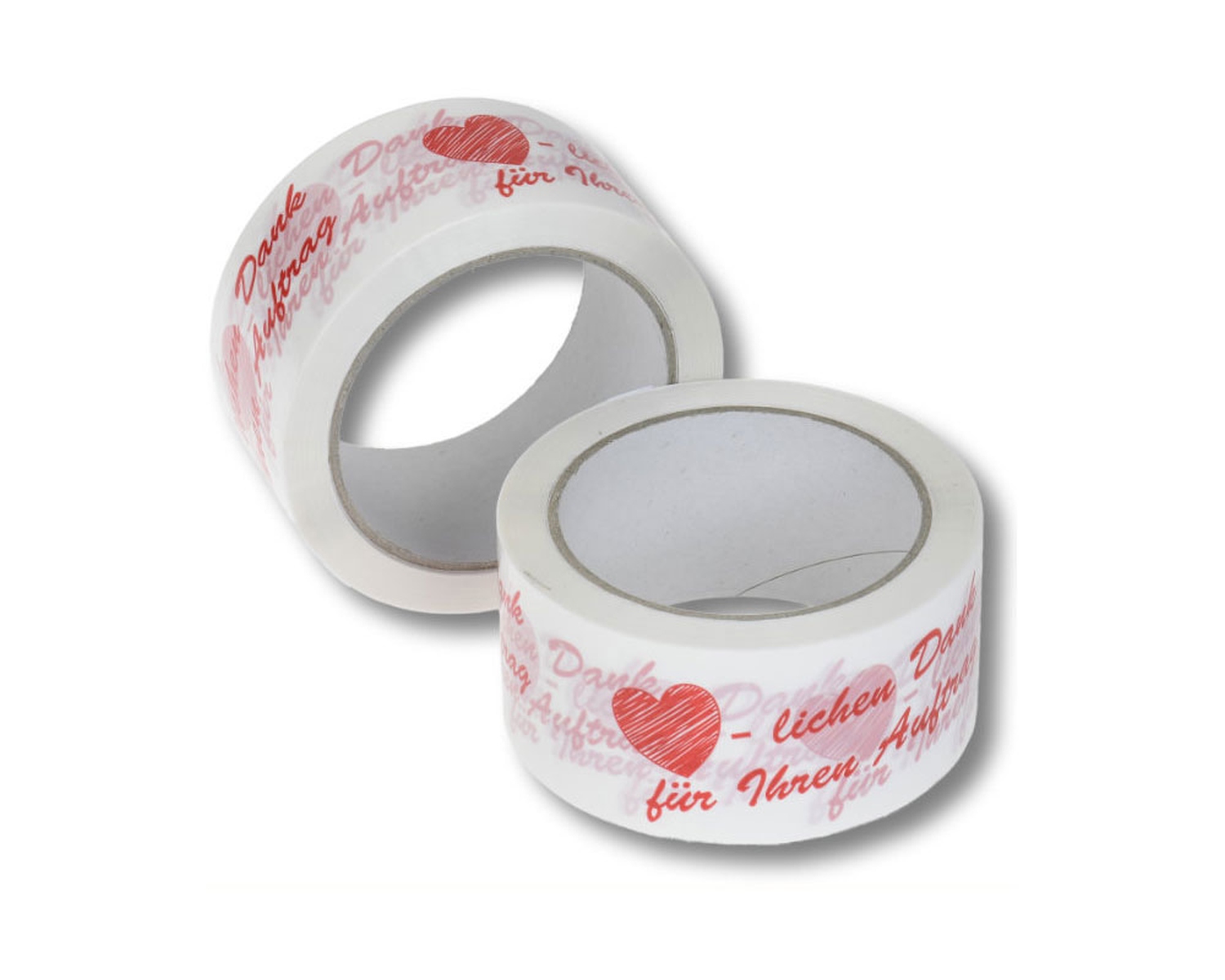 Klebeband Packband mit Aufdruck Herzlichen Dank f�r Ihren Auftrag 50mm/66m