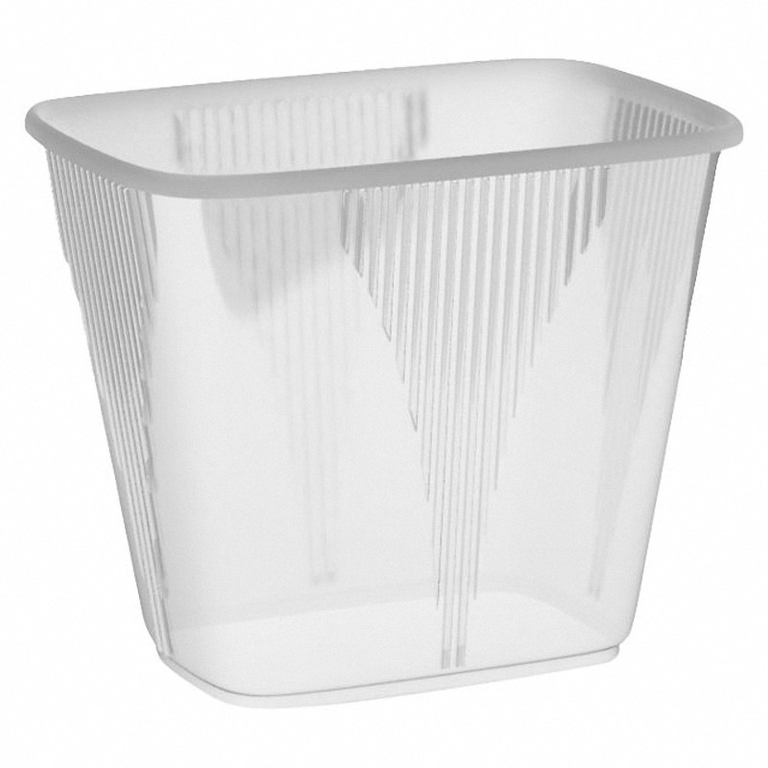 Rechteckbecher klar 108 x 82 x 107 mm 500 ml (PP), 1000 Stk.