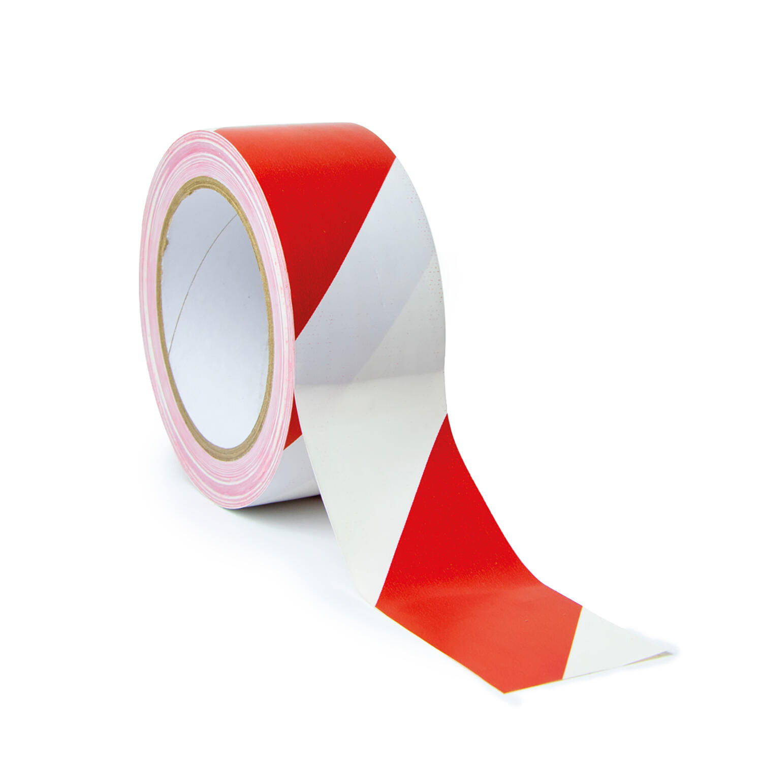 Bodenmarkierungsband Warnklebeband rot/wei, 48mm x 30m
