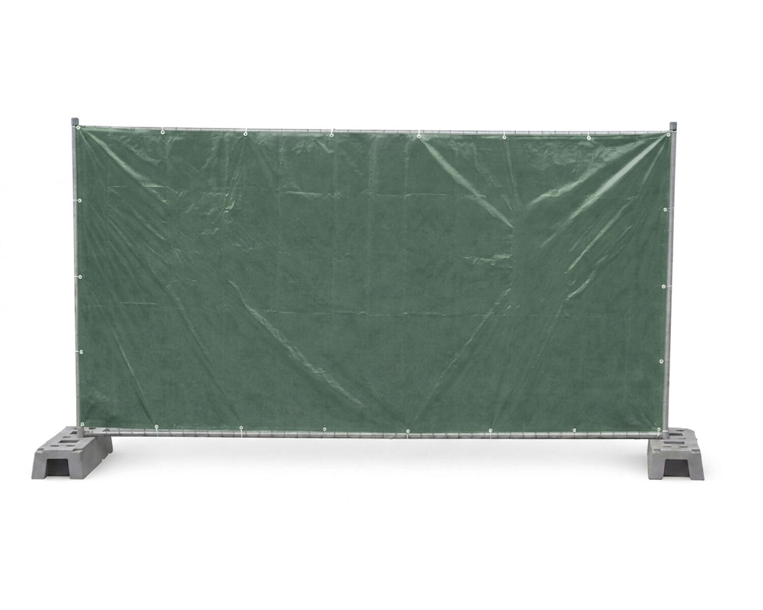 Bauzaunplane ge�st 1,76 x 3,41 m 150 g/m� gr�n