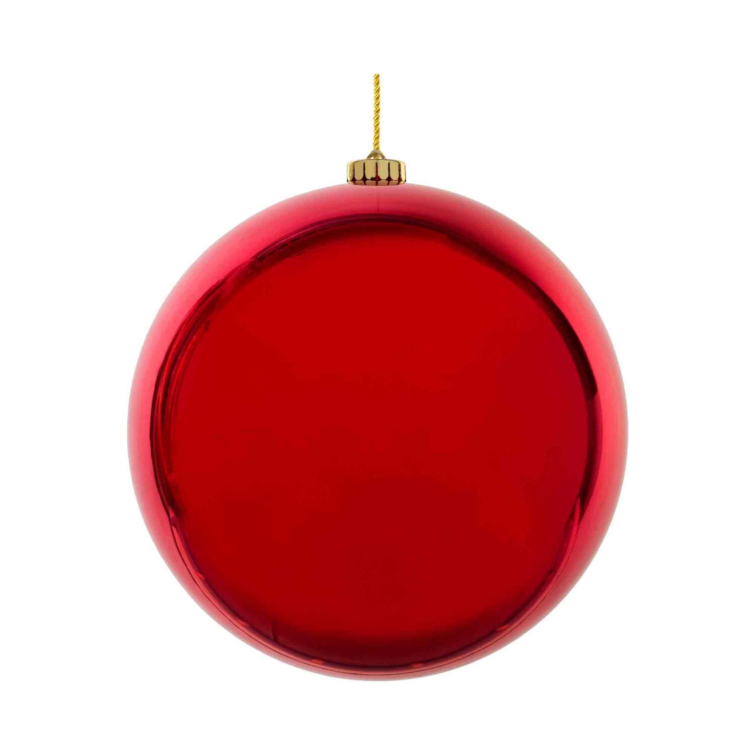Weihnachtskugeln Christbaumkugeln XL aus Kunststoff rot �20cm, 1 Stk.