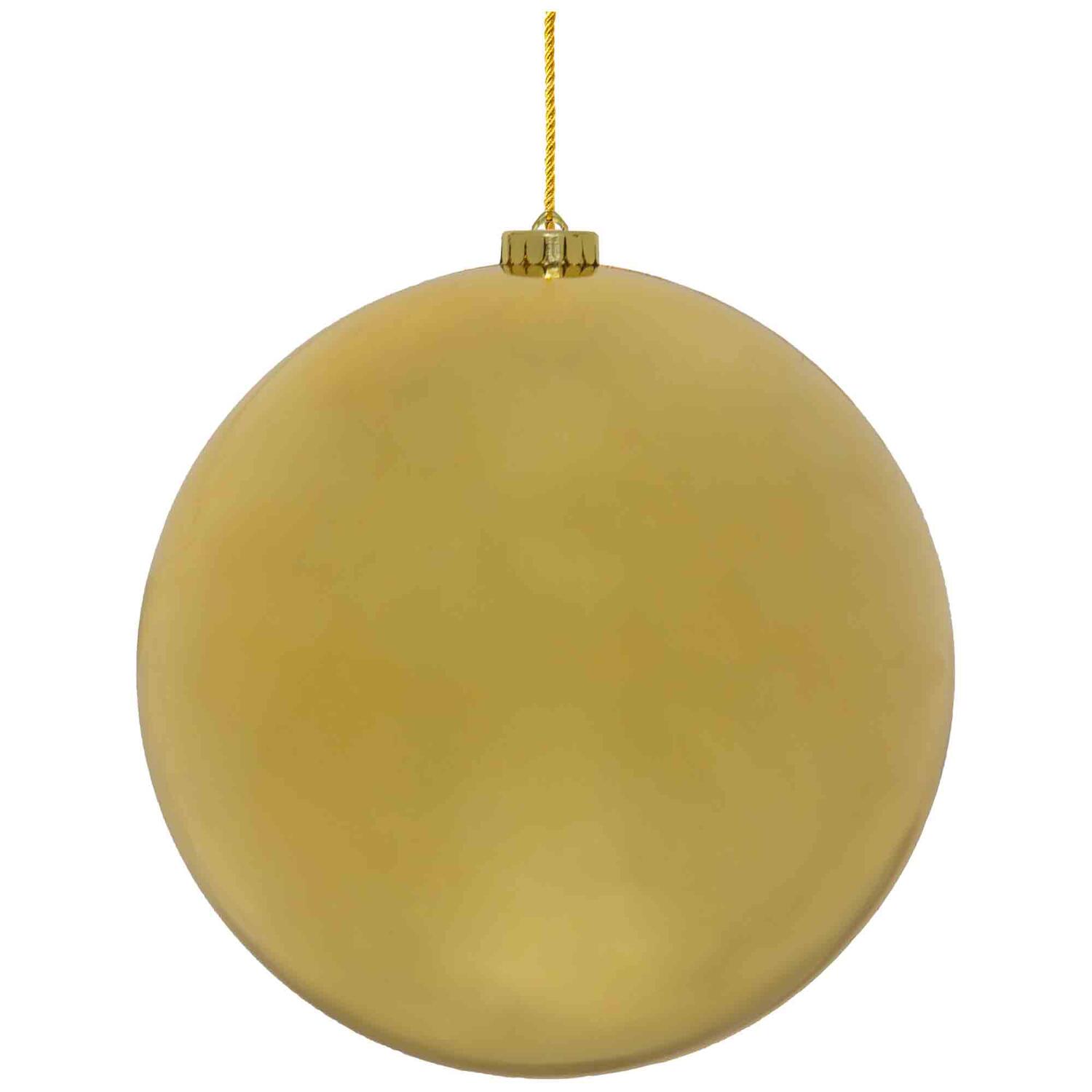Weihnachtskugeln Christbaumkugeln XXL aus Kunststoff gold, �25cm, 1 Stk.
