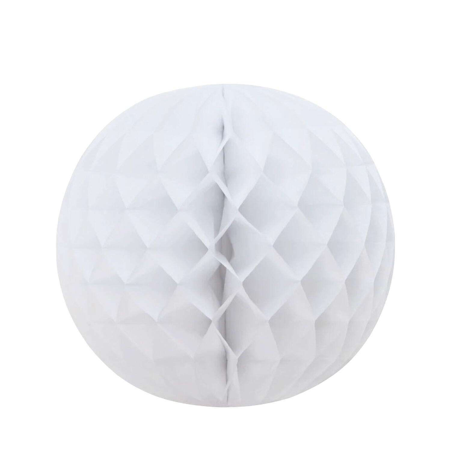 Wabenball Lampion rund wei� � 35 cm