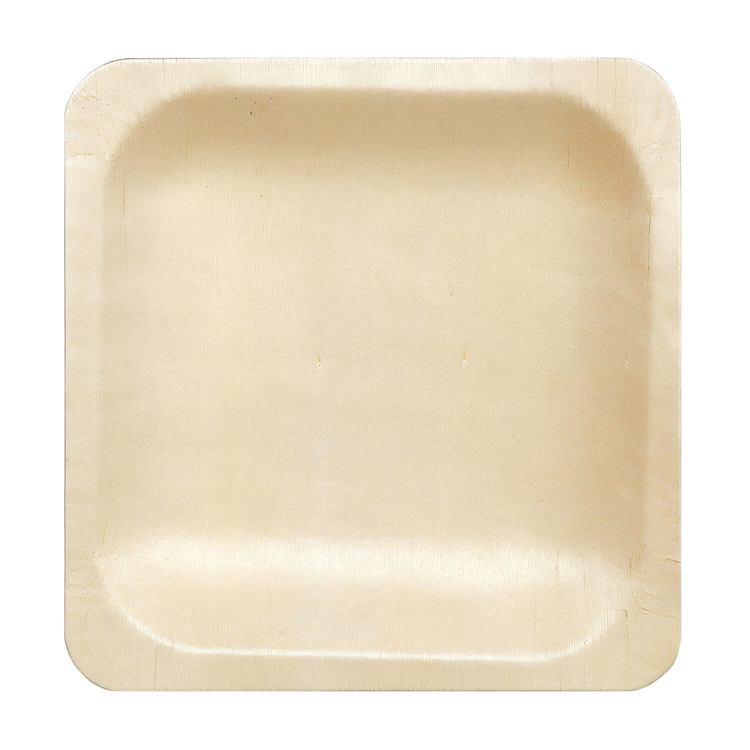 Holzteller Einwegteller aus Pappelholz quadratisch 14.5x14.5cm FSC�, 25 Stk.