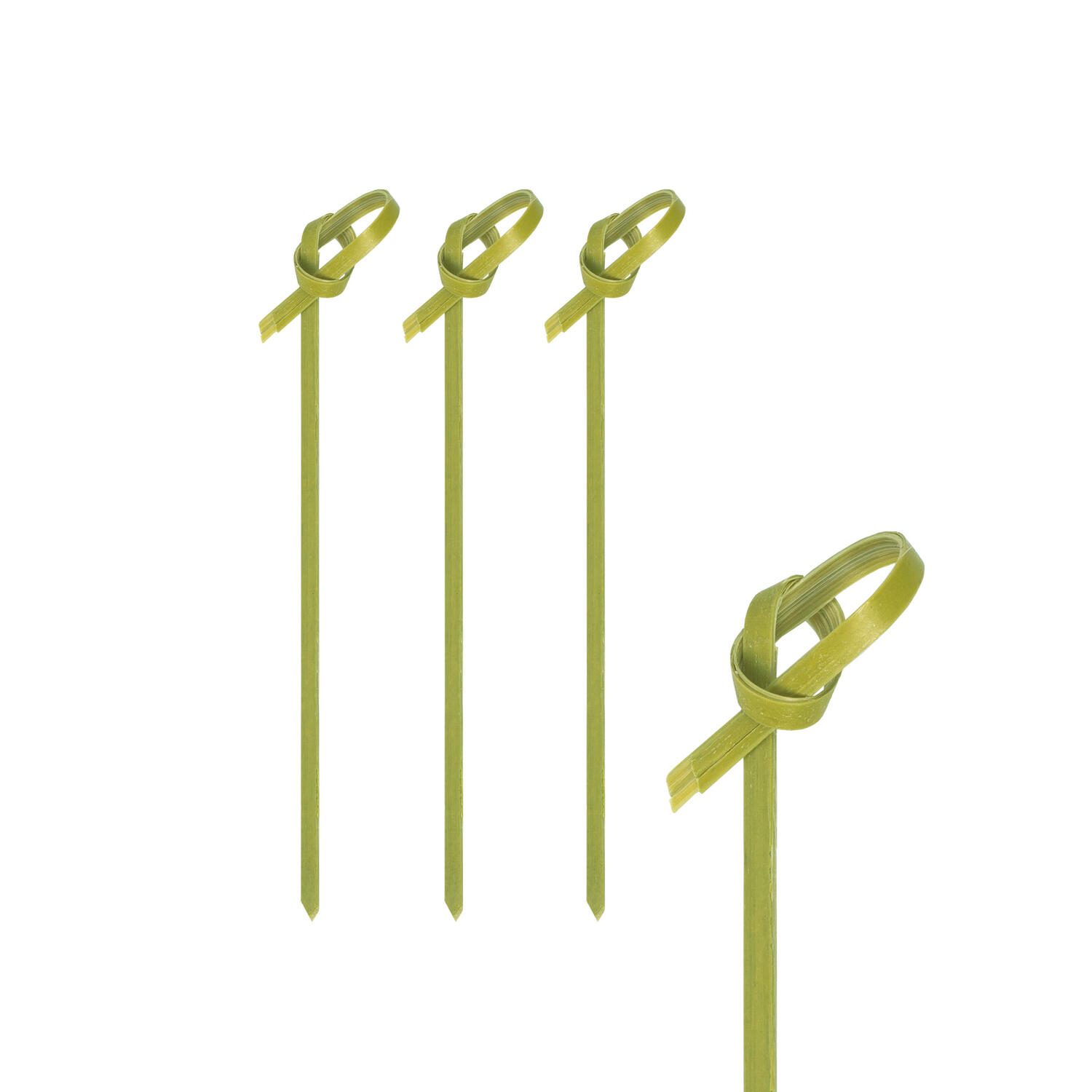 Fingerfood Spie�e Knoten aus Bambus, 9cm, 250 Stk.