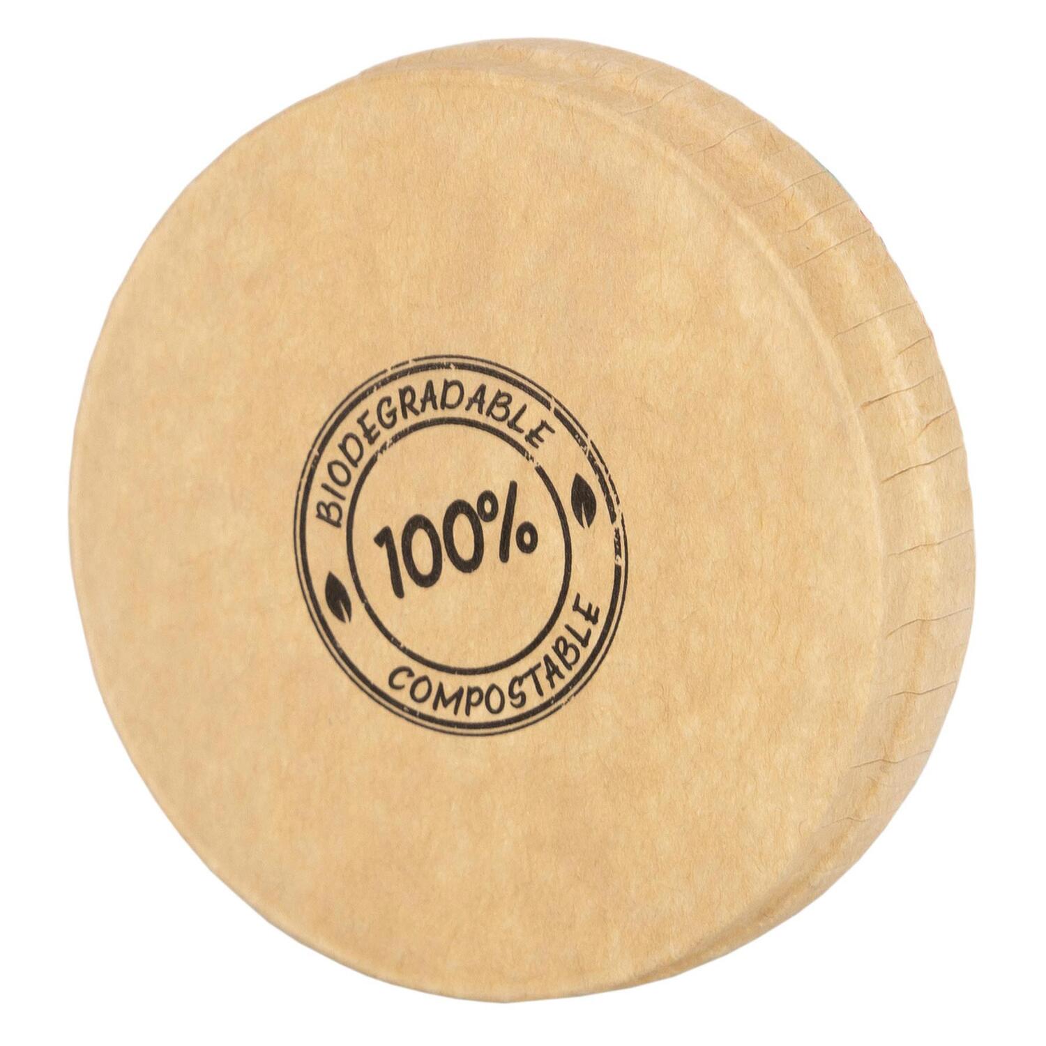 BIO Deckel f�r Dressingbecher aus Karton 60-100ml, �62mm 50 Stk.