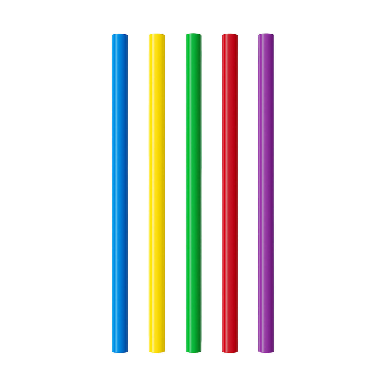 Trinkhalme Strohhalme Kunststoff PP Mehrweg bunt 240 mm  8mm, 500 Stk.