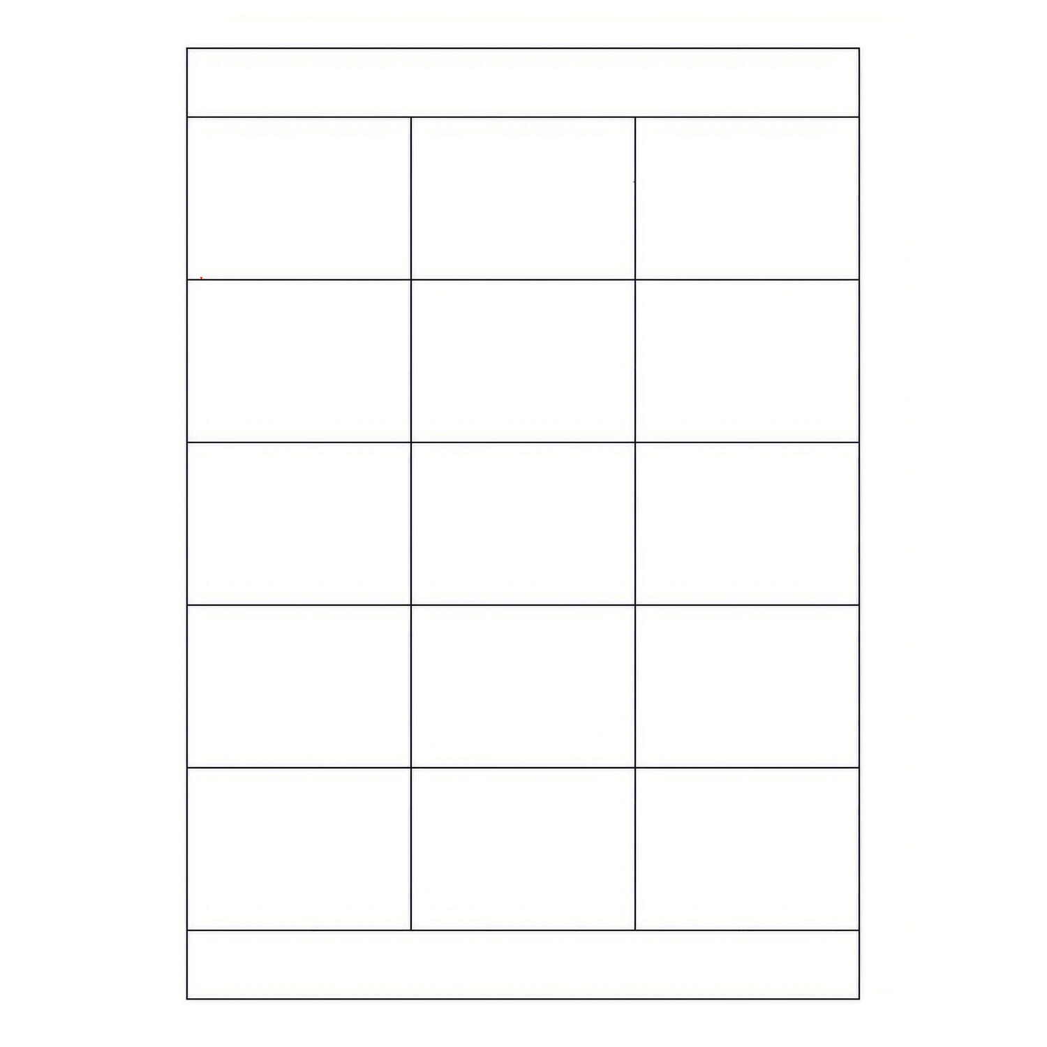 Etiketten Labels selbstklebend wei 70 x 50.8mm auf DIN A4, 1500 Stk.