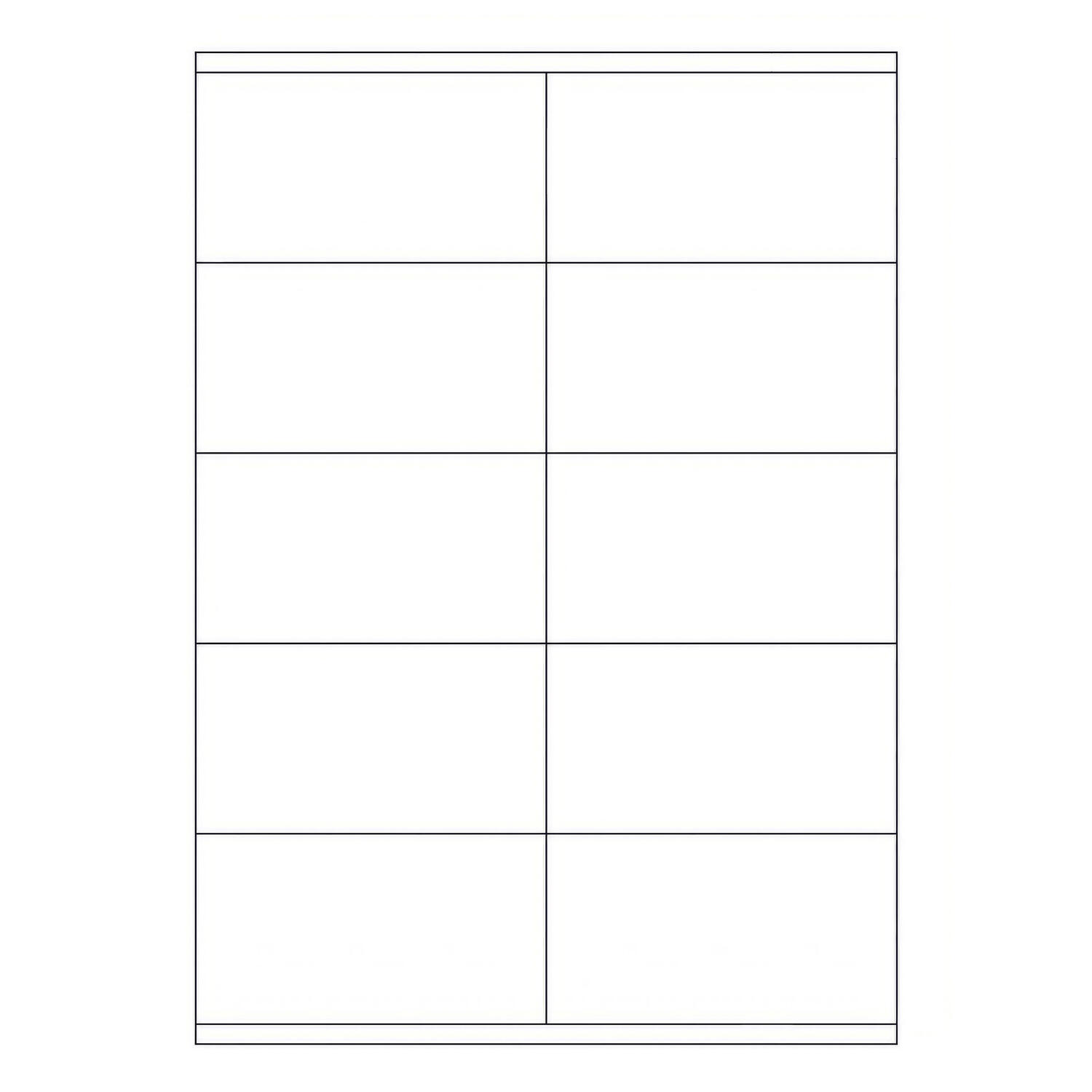 Etiketten Labels selbstklebend wei� 105 x 57mm auf DIN A4, 1000 Stk.