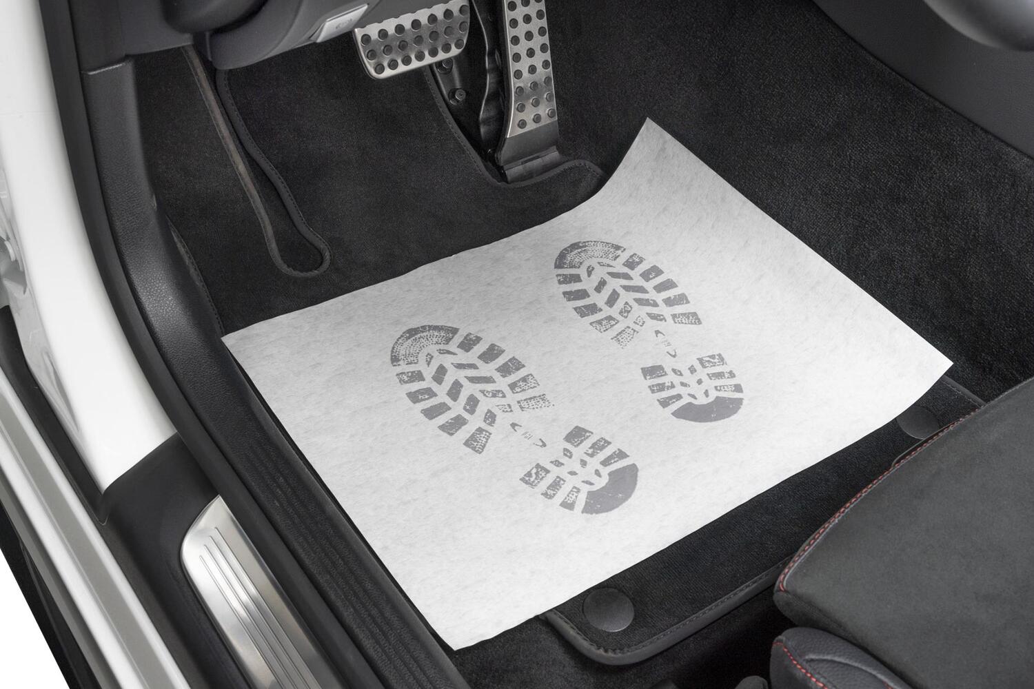 Furaumschoner Einweg-Fumatten Folienbeschichtetes Papier bedruckt 450mm x 500mm, 500 Stk.