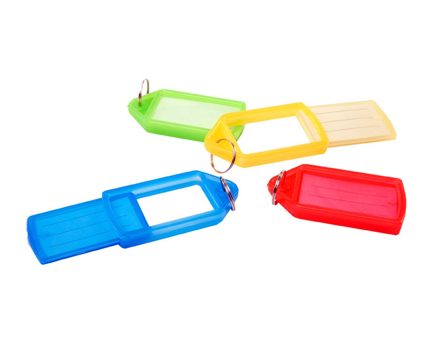 Schl�sselanh�nger mit Schl�sselring gro� verschiedene Farben 10 Stk.