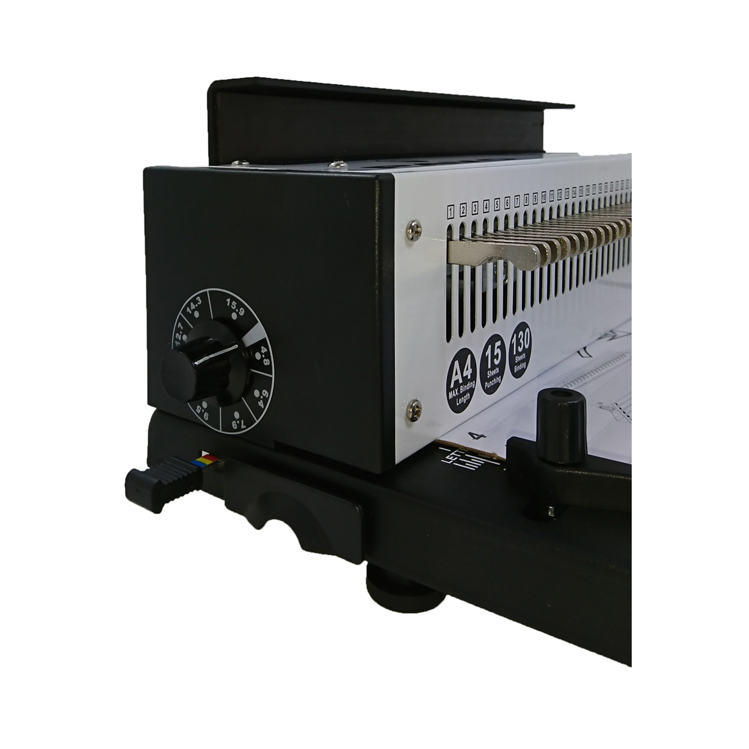 PAVO HD Wire Binder, Profi Round Punch Stanz und Drahtbindeger�t, bis 130 Blatt