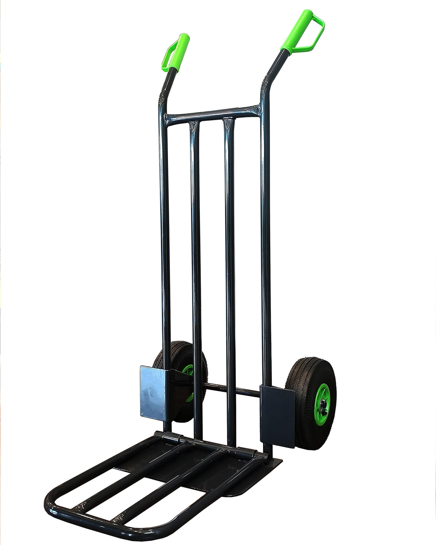 Sackkarre Schwerlast 1200 x 517 x 480 mm, f�r max. 250 kg schwarz gr�n