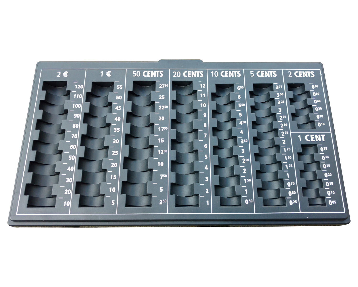 Premium Geldkassette XL aus robustem Stahl  inkl. Euro M�nzbrett 2 Tragegriffe