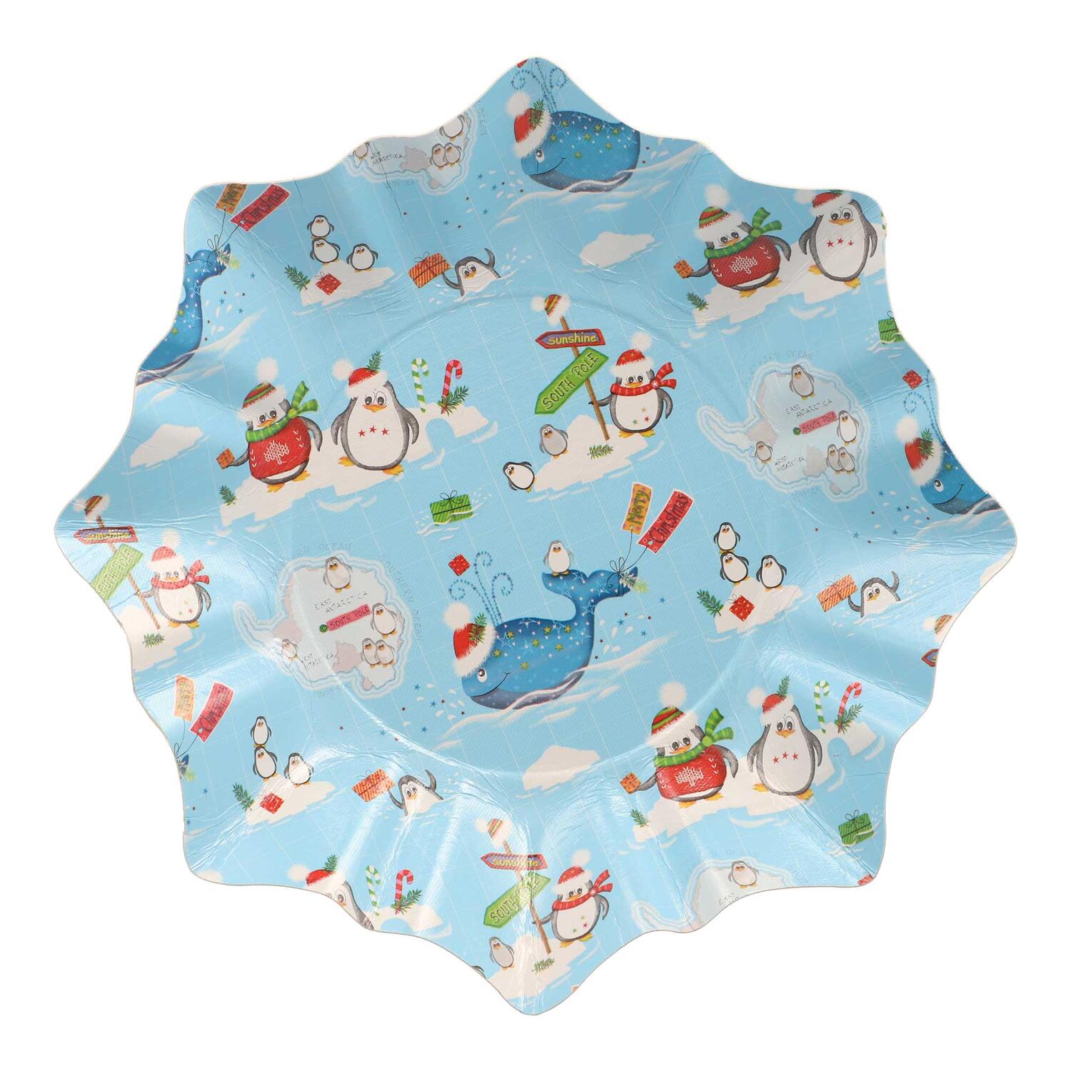 Gebckschalen Pltzchenschalen fr Weihnachtsgebck Pappe  28 cm verschiedene Motive, 2 Stk