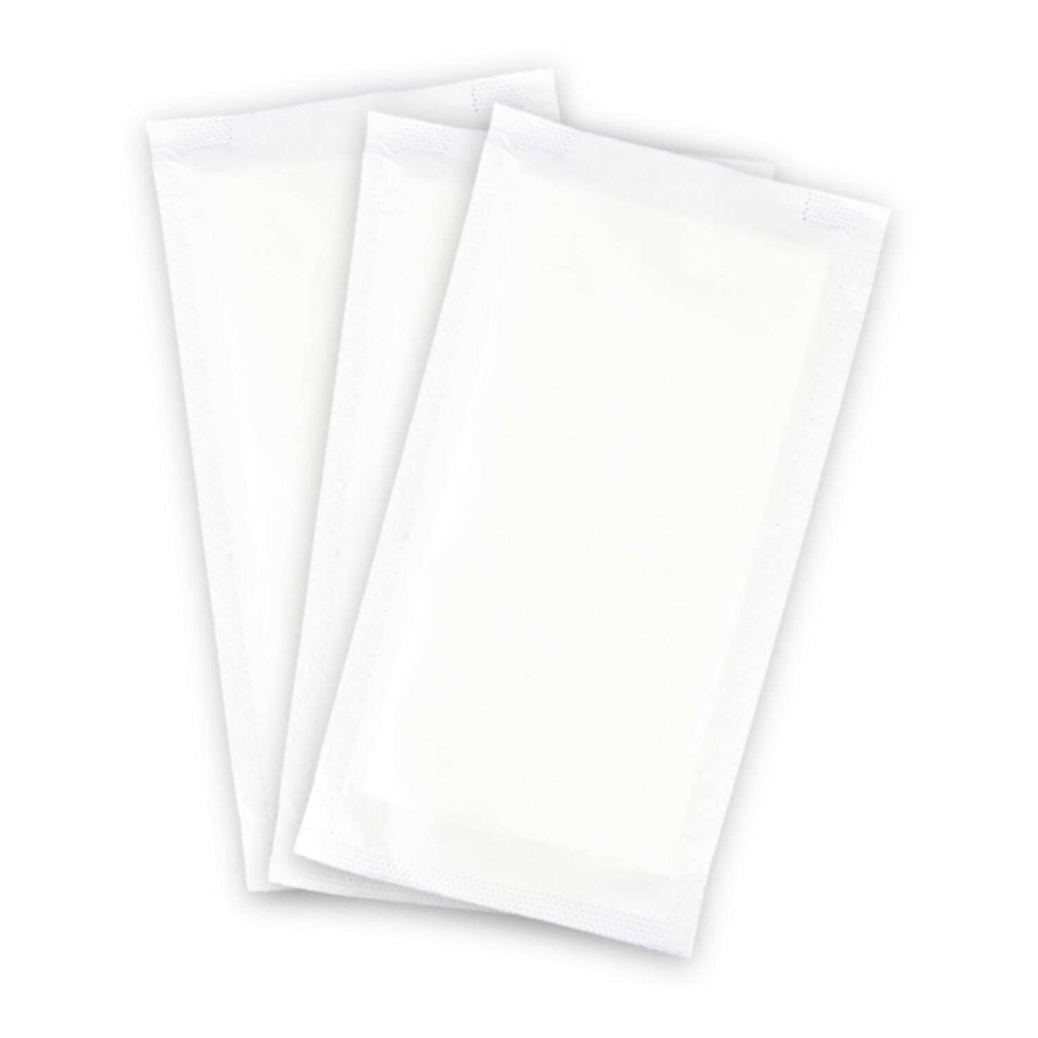 Bestecktaschen wei� 240x125mm inkl. Serviette 390x380mm wei�, 500 Stk.