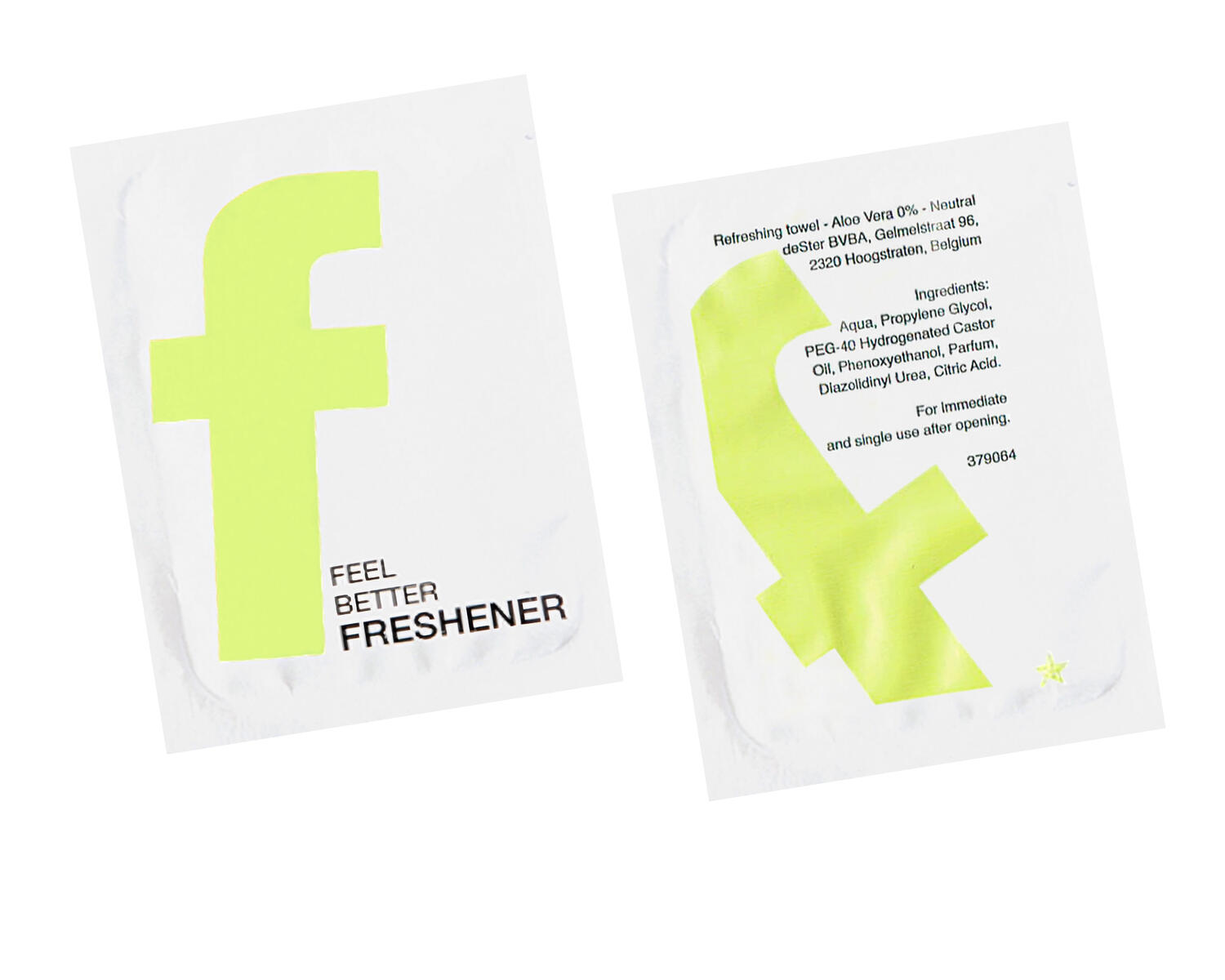 Erfrischungst�cher feucht einzeln verpackt 14x14cm, 250 Stk.