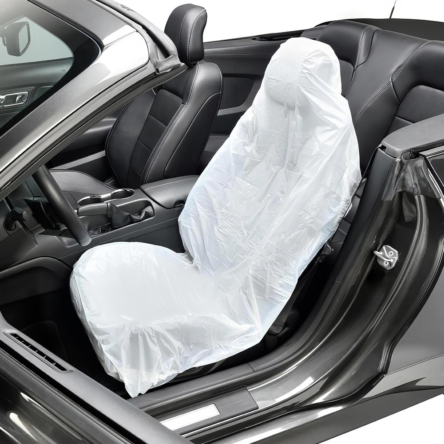 Sitzschoner Einweg-Sitzbezug PKW wei 1350 x 820 mm 10my, auf Rolle, 100 Stk.