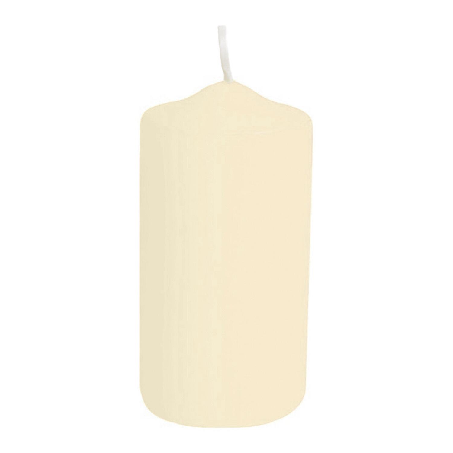 Stumpenkerzen � 40 x 80 mm, 10 Stunden Brenndauer, champagner, 4 Stk.