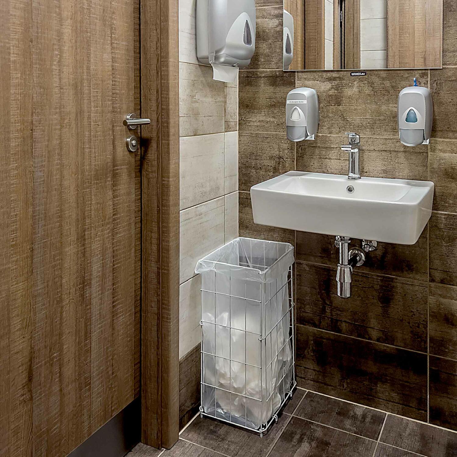 M�lleimerbeutel f�r Gitterabfallkorb, 63 x 85 cm, 70 l, wei�, 40 Stk.